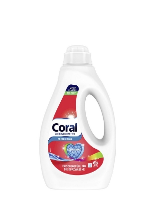 Poza cu Coral Fresh Color Shine, detergent lichid pentru rufe colorate, 20 spalari, 1 L