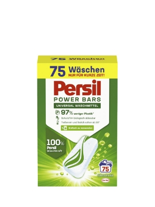 Poza cu Persil Power Bars, detergent tablete universal pentru rufe, 75 spalari, 2.213 kg