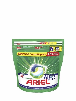 Poza cu Ariel All-in-1 Pods Universal, detergent capsule universal pentru rufe, 52 spalari