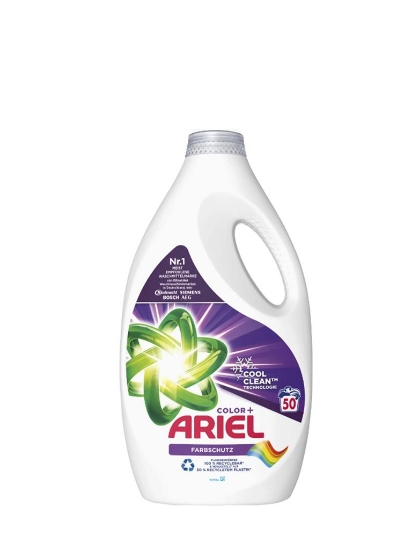 Poza cu Ariel Color+, detergent lichid pentru rufe colorate, 50 spalari, 2.75 L