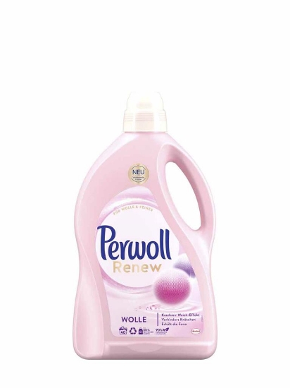 Poza cu Perwoll Renew Wool, detergent lichid pentru tesaturi delicate, 40 spalari, 3 L