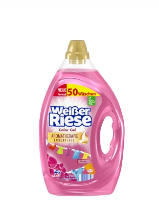 Poza cu Weißer Riese Color Aromatherapy, detergent lichid pentru rufe colorate, 50 spalari, 2.5 L