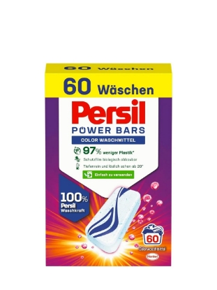 Poza cu Persil Power Bars Color, detergent tablete pentru rufe colorate, 60 spalari, 1.77 Kg