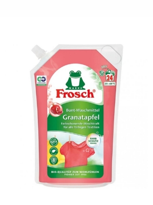 Poza cu Frosch Pomegranate, detergent lichid pentru rufe colorate, 24 spalari 1.8 L