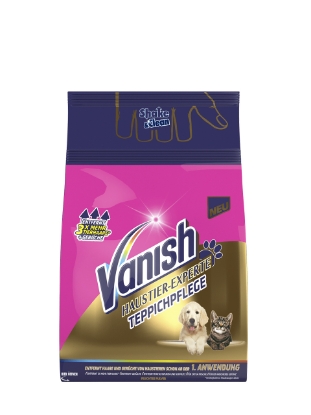 Poza cu Vanish Pet Expert, detergent pudra pentru curatarea covoarelor, 750 g