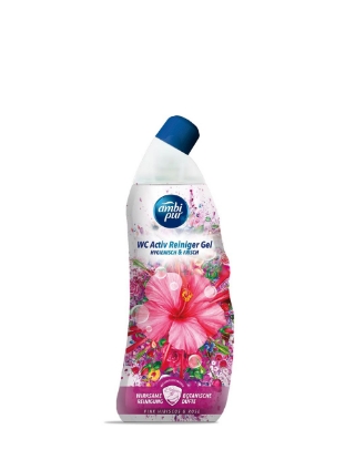 Poza cu Ambi Pur Hibicus & Rose, gel activ pentru curatarea toaletei, 750 ml