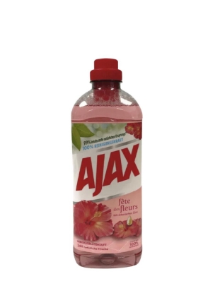 Poza cu Ajax Fête des Fleurs, detergent universal de curatare, cu miros de flori de hibiscus, 1 L