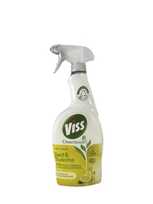 Poza cu Viss Cleanboost Bath & Shower, spray anticalcar cu otet si lamaie, 750 ml