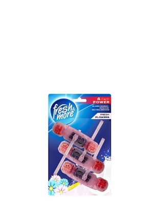 Poza cu Fresh & More Fresh Flower, odorizant pentru toaleta, 3  buc