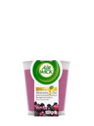 Poza cu Air Wick Blackberry & Cranberry, lumanare parfumata, 105 g