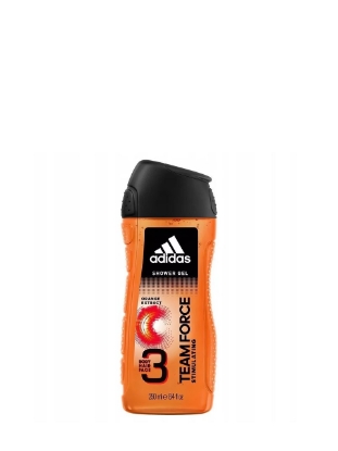 Poza cu Adidas Team Force, gel de dus 3-in-1 cu extract de portocale, 250 ml