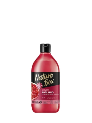 Poza cu Nature Box balsam pentru par cu ulei de rodie, 385 ml