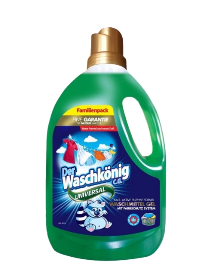 Poza cu Der Waschkönig Gel Universal, detergent gel universal, 110 spalari, 3.305 L