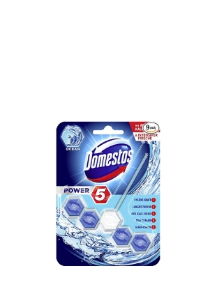 Poza cu Domestos Power 5 Ocean, odorizant pentru toaleta, 55 g